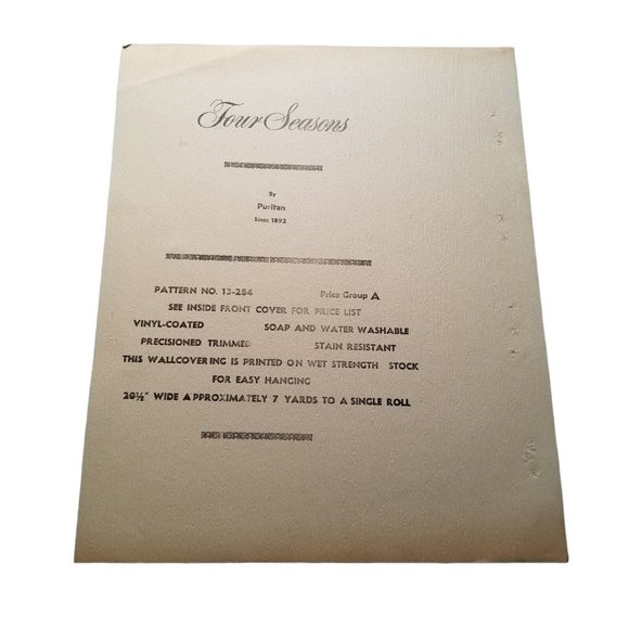 Vintage Wallpaper Sample Sheet Textured Design Boho Craft Supply Dollhouse - Picture 3 of 6